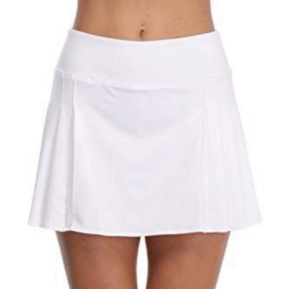 Tommy Bahama Women's White Pleated Skort Size XL Golf Quick Dry UPF 50 NWT
